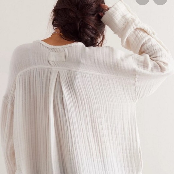 NWOT Free People Easy Sunday Pullover - Picture 3 of 4